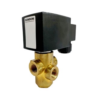 Válvula Solenoide de Latón de Instalación Rápida BONDON QUANJIA, 2 Vías, 3 Posiciones, Múltiples Interfaces, Alta Temperatura para Agua y Gas - Product Image 1