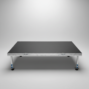 Plateforme de scène robuste 4'x8' facile à installer, scène de concert portable avec roues pour location - Product Image 4