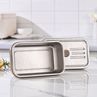 Hoge kwaliteit pure titanium doos, lekvrij, vershoudend, voedselcontainer, meerdere maten, koelkast opbergdoos, fruit bewaardoos, verzegeld, keuken
