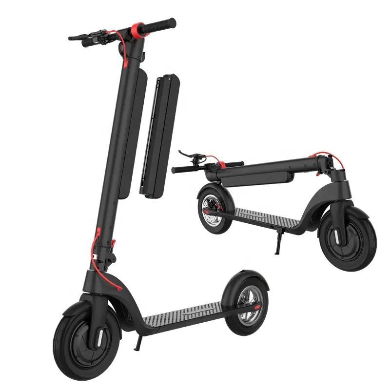 Складной Электрический скутер для взрослых, 25 км/ч, 10 А/ч, 350 Вт, низкая цена, 36 В