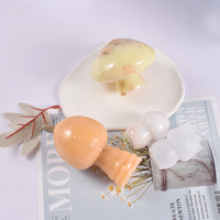 DM875 3D-Aromatherapie-Kerzenformen Pilzform DIY-Gipspilz-Silikon-Harzform für Heimdekoration