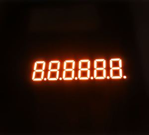 Phổ biến cathode 0.3 inch 6 chữ số 7 đoạn dẫn hiển thị màu hổ phách - Product Image 4