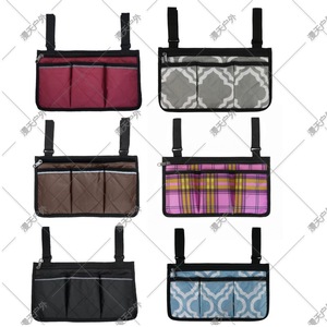 Bolsa de almacenamiento lateral para silla de ruedas, organizador colgante de tela Oxford de 18x32,5 cm para deportes al aire libre y uso en sillas de oficina - Product Image 1