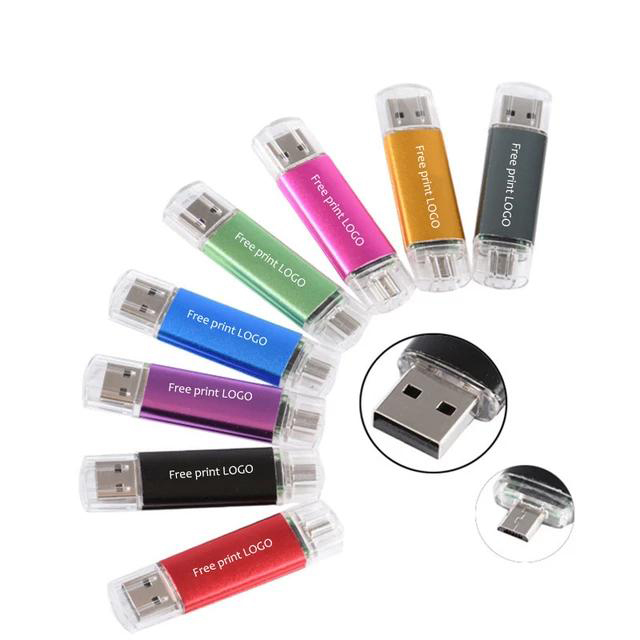 Customizable Metal USB Flash Drive 8GB-256GB USB 2.0/3.0 OTG New
