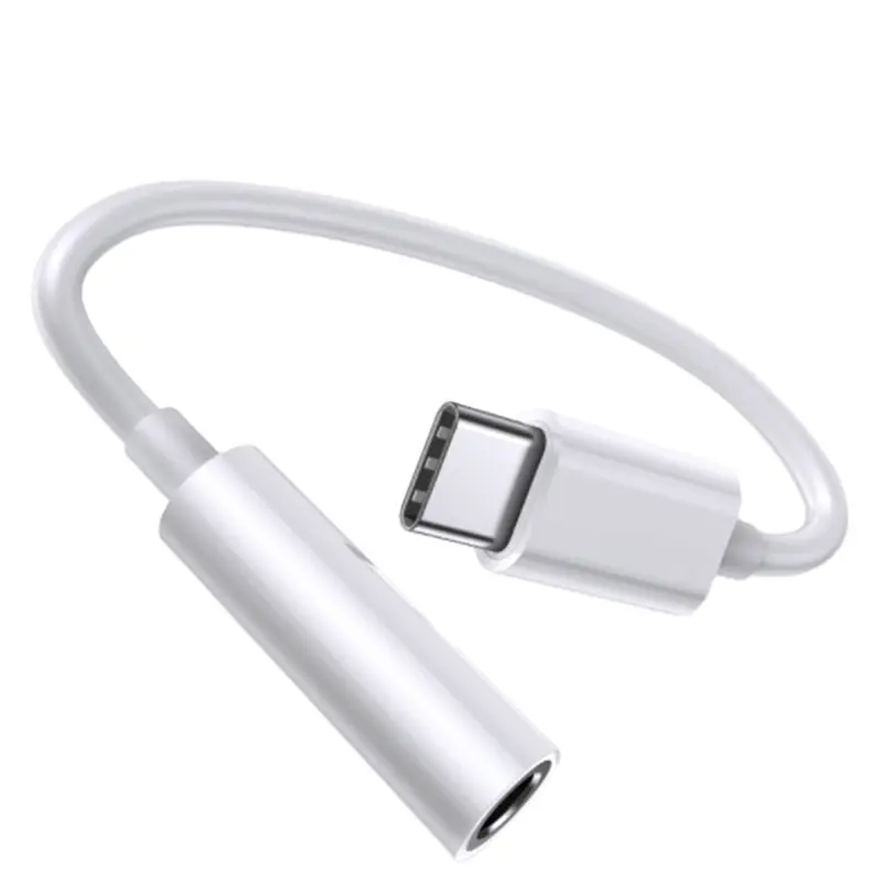 Customizable 3.5mm Adapter Cable Headphone Earphone Accessories Type-C Convertor for Huawei P30 pro for Xiaomi Mi 9 8