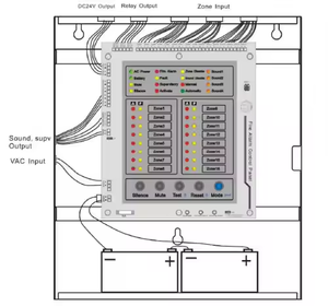 2024 SUMRING商用ワイヤレス火災警報セキュリティシステム4 8 <span class=keywords><strong>16</strong></span>ゾーン従来の火災警報コントロールパネル - Product Image 5