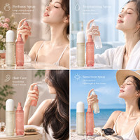 Emballages de flacons de toner pour soins personnels, capacité de 40 ml à 300 ml, flacon pulvérisateur de crème solaire, flacon de parfum personnalisé avec impression de forme sur mesure