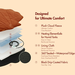 <span class=keywords><strong>2026</strong></span> Neues Design Anpassbare Warme Ahornblatt-förmige Heizmatte für Hunde und Katzen Herbst Winter - Product Image 2