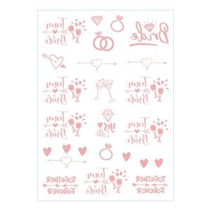 Luminous Gold Foil Temporary Tattoo <b>Stickers</b> Waterproof Metallic Printed Body Art <b>Stickers</b> - Product Image 2