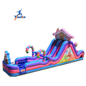 Parcours d'obstacles gonflable commercial avec toboggan, parcours d'obstacles gonflable commercial pour adultes et enfants en extérieur - Product Image 2