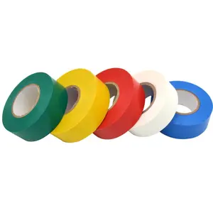 High Quality Insulation Colorful Tape Adhesive Tape for Pvc PVC Film,pvc Cables Insulation,high Voltage tape