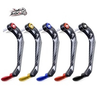 2 pièces BABIXIU Leviers de frein et d'embrayage de moto en alliage d'aluminium ABS de haute qualité, protection anti-chute pour les mains