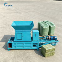 Presse à balles hydraulique pour le recyclage de l'ensilage, presse à balles pour la réutilisation des déchets fourragers, équipement agricole écologique