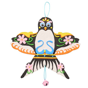 Outdoor Spring DIY Creative Wooden Pendant Kindergarten Dress Art Props Handmade Holiday Supplies Material Bag - Product Image 1