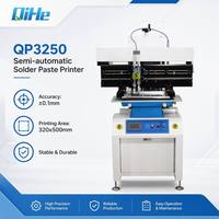 Imprimante semi-automatique de pâte à souder haute précision QP3250 320x500mm pour machine d'impression de pochoirs PCB SMT pour ligne d'assemblage SMT