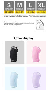 Rodillera de Neopreno de 7mm para Levantamiento de Pesas, Antideslizante, con Soporte de Compresión, para Hombres y Mujeres - Product Image 6