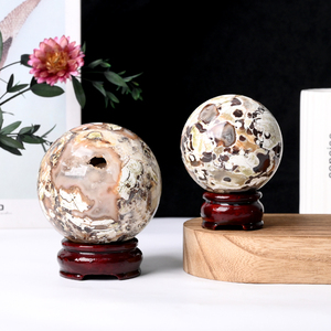 Nueva Esfera de Cristal Pulida a Mano para Decoración de Oficina en Casa, Esfera de Ágata para Atraer Dinero - Product Image 3