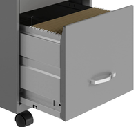 Armoire de classement mobile en acier moderne à 3 tiroirs, personnalisable, avec roulettes, réglable et verrouillable, pour usage en salle de sport