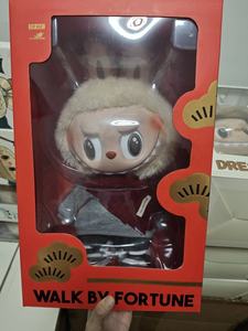 Original for labubu Big Dolls 38cm Latte Toys PVC Plush Toys Mystery Boxes Walk by Fortune - Product Image 3