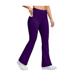 Leggings de yoga sans couture à taille haute pour femmes, extensibles, pour le fitness, l'entraînement sportif, vêtements de sport, pantalons, logo personnalisé OEM - Product Image 4