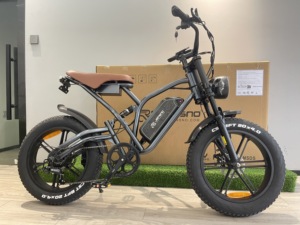 Bicicleta Eléctrica de 750W y 20 MPH con Llantas Gruesas, Batería de 48V y 14AH, 40 Millas de Autonomía, para Hombres, Adultos, Montaña y Nieve - Product Image 2