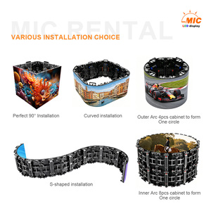 Écran LED flexible incurvé de luxe pour location intérieure, toile de fond de scène sans soudure pour événements en salle MP-FRS-2 Intérieur/Extérieur - Product Image 4