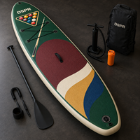 Planche à pagaie gonflable stable avec tapis antidérapant et kit de pagaie complet pour adultes et jeunes, idéale pour les excursions sur le lac