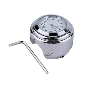Motorefit – horloge à Quartz anti-poussière en alliage d'aluminium, <span class=keywords><strong>guidon</strong></span> de <span class=keywords><strong>moto</strong></span> étanche, calendrier universel, <span class=keywords><strong>montre</strong></span> de <span class=keywords><strong>guidon</strong></span> de voiture - Product Image 2