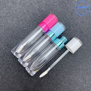 Tube de brillant à lèvres rond JIE MEI, 7 ml et 8 ml, le plus vendu, avec logo personnalisé, emballage cosmétique vide en plastique pour brillant à lèvres - Product Image 6