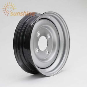 Roue de <span class=keywords><strong>remorque</strong></span> en acier de <span class=keywords><strong>13</strong></span> <span class=keywords><strong>pouces</strong></span> 13x4J, <span class=keywords><strong>jante</strong></span> en acier robuste pour <span class=keywords><strong>remorque</strong></span> - Product Image 4