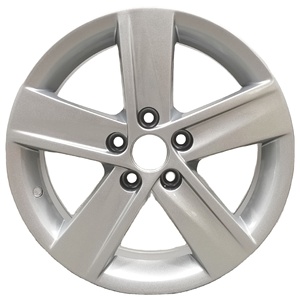 Jante en acier à 5 branches argentée pour 15 pouces pour Bora <span class=keywords><strong>Polo</strong></span> <span class=keywords><strong>POLO</strong></span> Nouveau pour Santana Lavida - Product Image 1