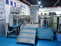 Mélangeur émulsifiant sous vide fixe Henwi 100-500 litres pour la fabrication de fromage en usine alimentaire, grande capacité, automatique