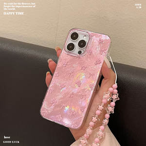 Funda protectora Little Flower Bowknot Swirl para Apple para iPhone 17 Pro Max y 16 Promax Incluye protector de cámara - Product Image 4