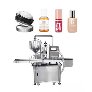 Mesin pengisi cairan alas bedak otomatis kecepatan tinggi untuk perawatan kulit tabir surya untuk peralatan kemasan kaca untuk minuman Kimia - Product Image 1