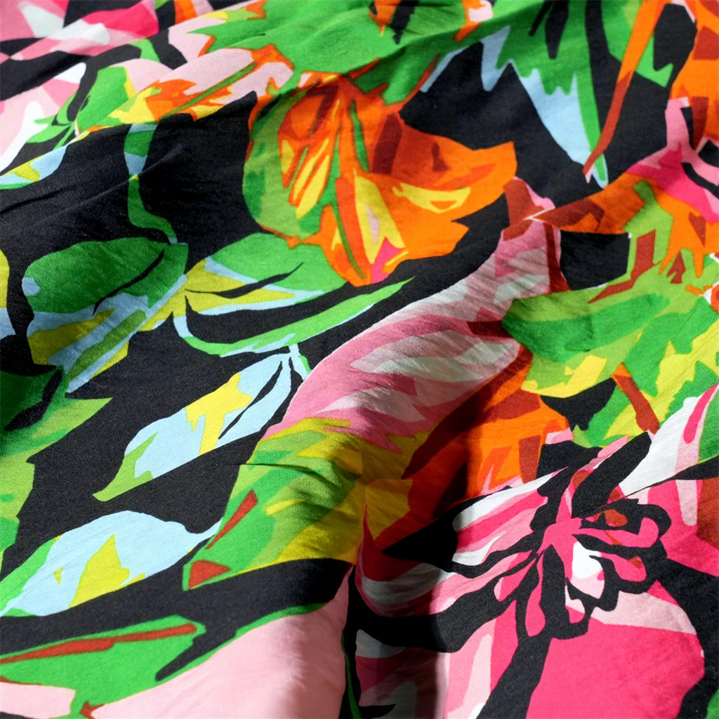 Woven Crepe Texture 20D Viscose Monofilament 87% Rayon 13% Nylon Fabric