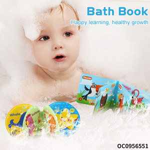 Uccelli disegno di educazione cognitiva giocattolo eva libri da bagno libro acqua impermeabile per bambini - Product Image 2