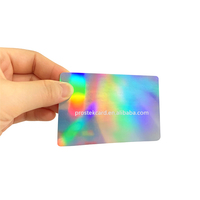 Kundenspezifische Plastik-PVC-Laserhologramm-Blanko-Karte mit Offsetdruck Individualisiertes Logo Folienkaschierung für Ausweise