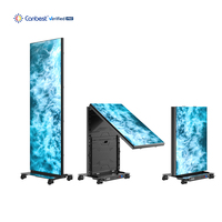 Canbest GOB P1.2 P1.5 P1.8 P2.5 Afficheur Numérique LED Intérieur Pliable et Portable pour Poster, Bannière, Totem et Écran pour Magasins