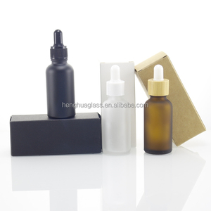 Flacone Contagocce di Lusso da 30ml per Olio Essenziale, Profumo Cosmetico, in Vetro Ambrato Nero Satinato con Confezione - Product Image 6
