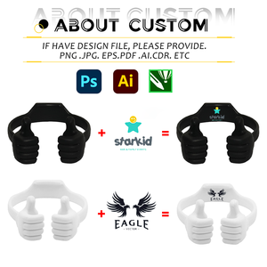 IDEE CADEAU Support de téléphone de bureau personnalisé avec logo, support de téléphone portable réglable en PP, accessoires de bureau promotionnels, cadeaux d'entreprise - Product Image 3