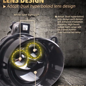 Bi LED Fog Lamp LED Fog/driving Light 5500K 53W Led Projector Fog Lights Universal 3.0 Retrofit Headlight - Product Image 4