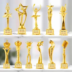 New Metal Trophy Engraving Resin Trophy Medal Manufacturer Wholesale Custom Trophies Medals Pls