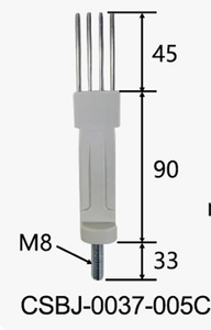 CSBJ-0037-005C لوحة تجميع وتثبيت مثقاب الأسلاك، ملحقات 4 دبابيس، شوكة رباعية الاتجاهات، قوائم تثبيت وقاطع أسلاك - Product Image 2