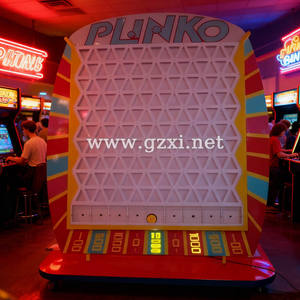 Máquina de Juego de Lotería Interactiva Personalizable de Carnaval con Luz LED, Tablero de <span class=keywords><strong>Plinko</strong></span>, Caja de Lotería, Accesorios Divertidos - Product Image 6