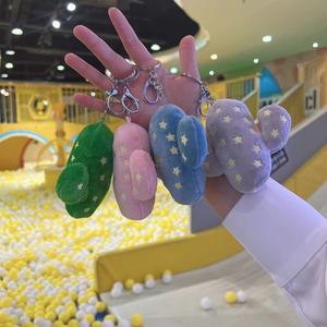 かわいいふわふわぬいぐるみカラフルなサボテンキーホルダーバッグチャーム装飾ペンダントぬいぐるみペルチ砂漠の植物サボテンぬいぐるみキーホルダーおもちゃ - Product Image 6