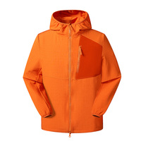 Veste softshell personnalisée pour l'hiver, résistante à l'usure, avec doublure respirante en maille, légère, pour le trekking et les loisirs