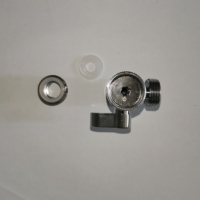 Vanne de dérivation de raccord de plomberie en laiton, surface chromée, ensembles d'accessoires de salle de bain