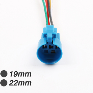 16mm 19mm 22mm New Type <strong>Socket</strong> for Metal Push Button <strong>Socket</strong> Wiring 5 Wires Stable Lamp Light Button Terminals <strong>Base</strong>