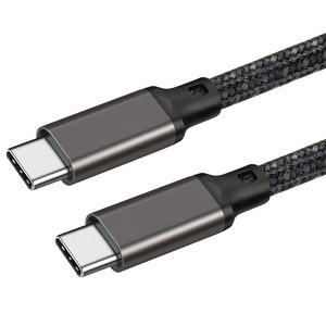 Wik-MS Dual macho C a C Cable de datos 4K pantalla de proyección 3,1 Cable de carga rápida PD 5A 100W C-to-C macho USB3.2 Gen <span class=keywords><strong>20GB</strong></span> Cable - Product Image 6