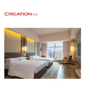 CREATION 5 Star Hotels Modern Style Natural Solid Wood Painting Dubai Hotel Furniture For Hotel Rooms